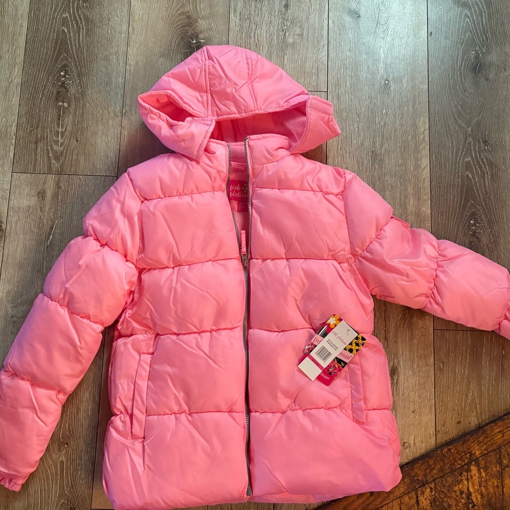 Pink Platinum Light Pink Quilted Jacket